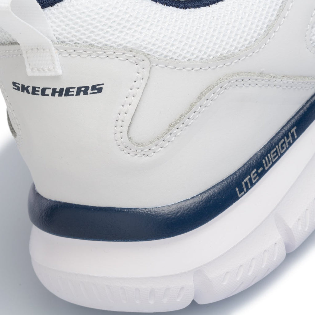 Scarpe da running bianche con suola Memory Foam Skechers Track