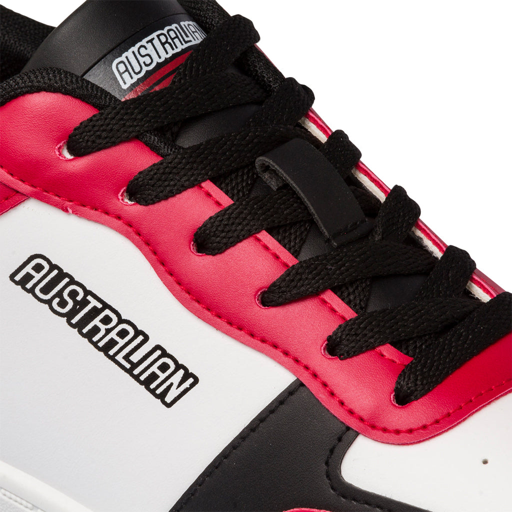 Sneakers bianche, rosse e nere da uomo Australian