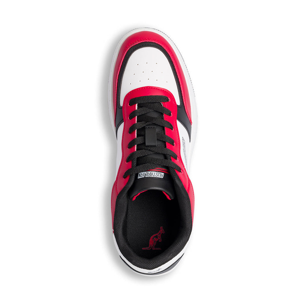 Sneakers bianche, rosse e nere da uomo Australian