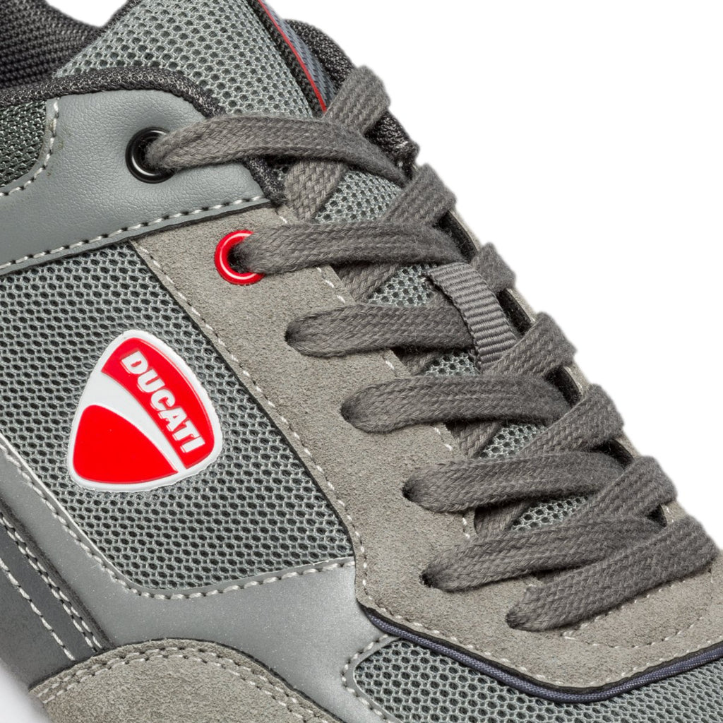 Scarpe da running grigie con dettagli rossi Ducati Arsene