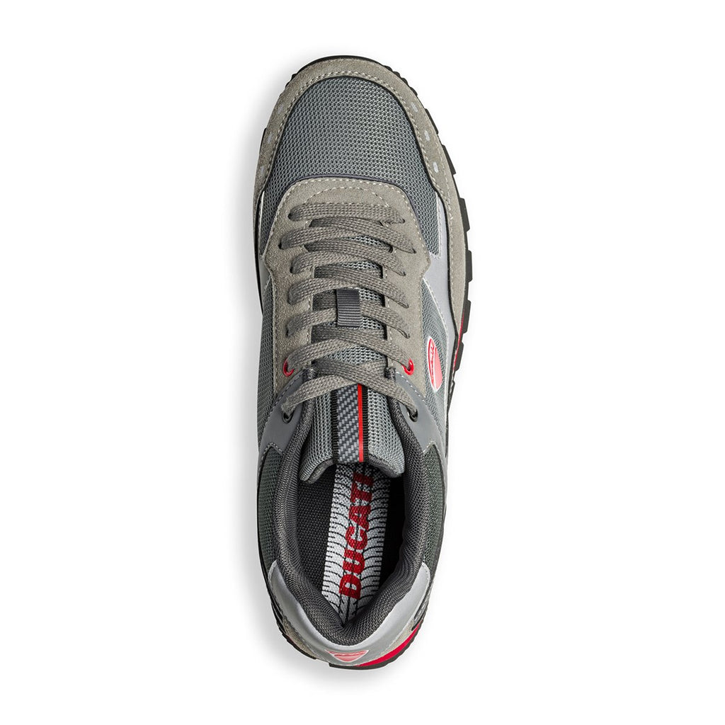 Scarpe da running grigie con dettagli rossi Ducati Arsene