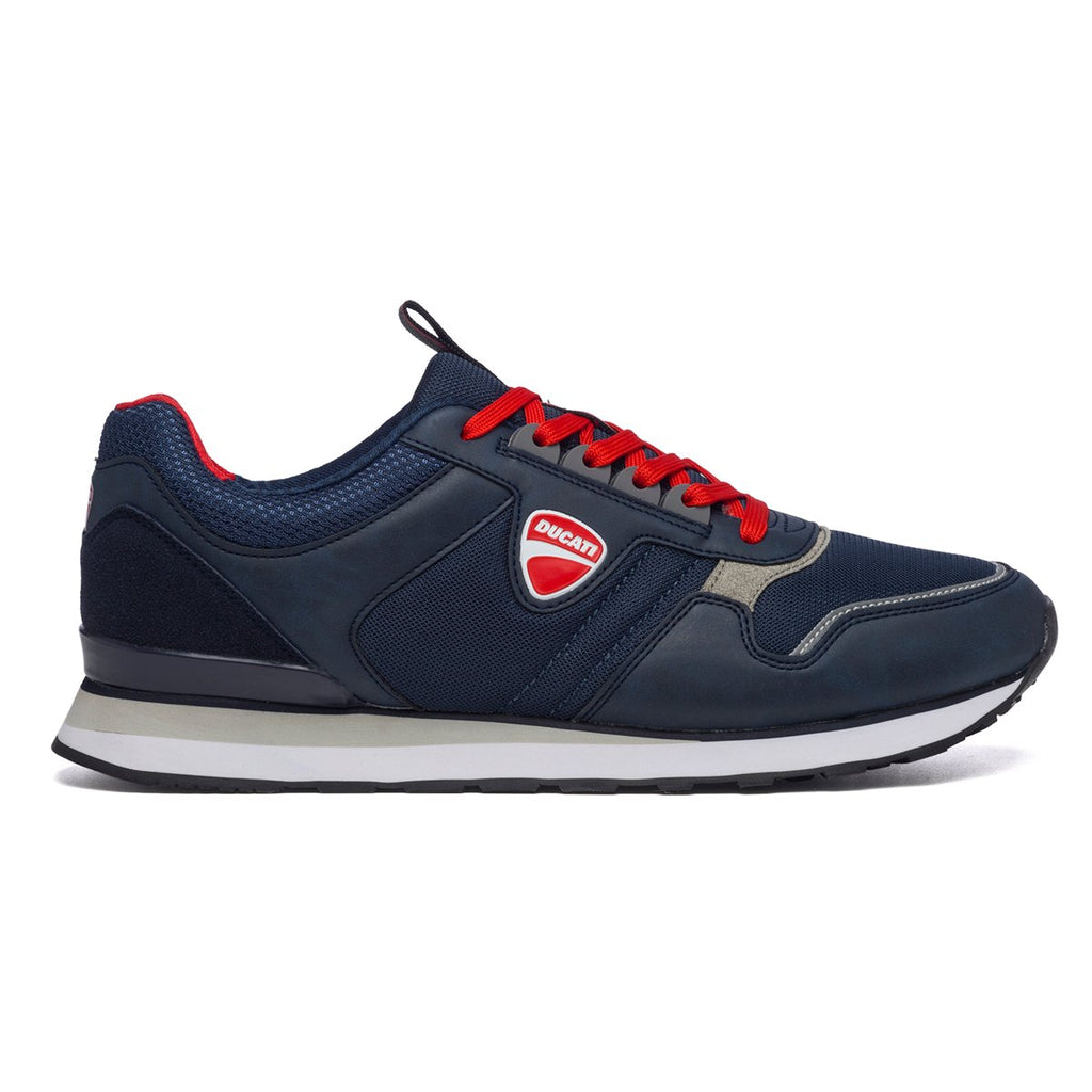 Sneakers blu navy con logo laterale Ducati Torretta