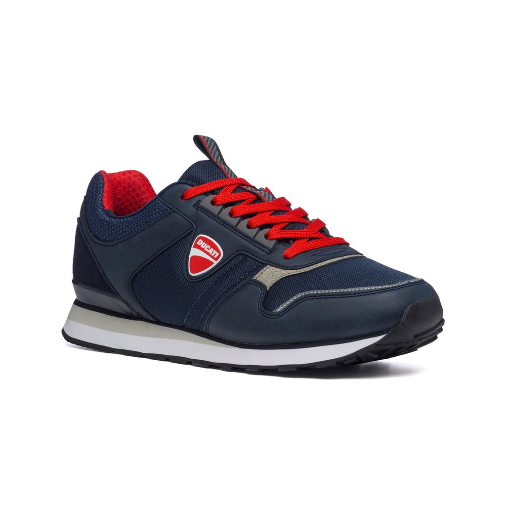 Sneakers blu navy con logo laterale Ducati Torretta