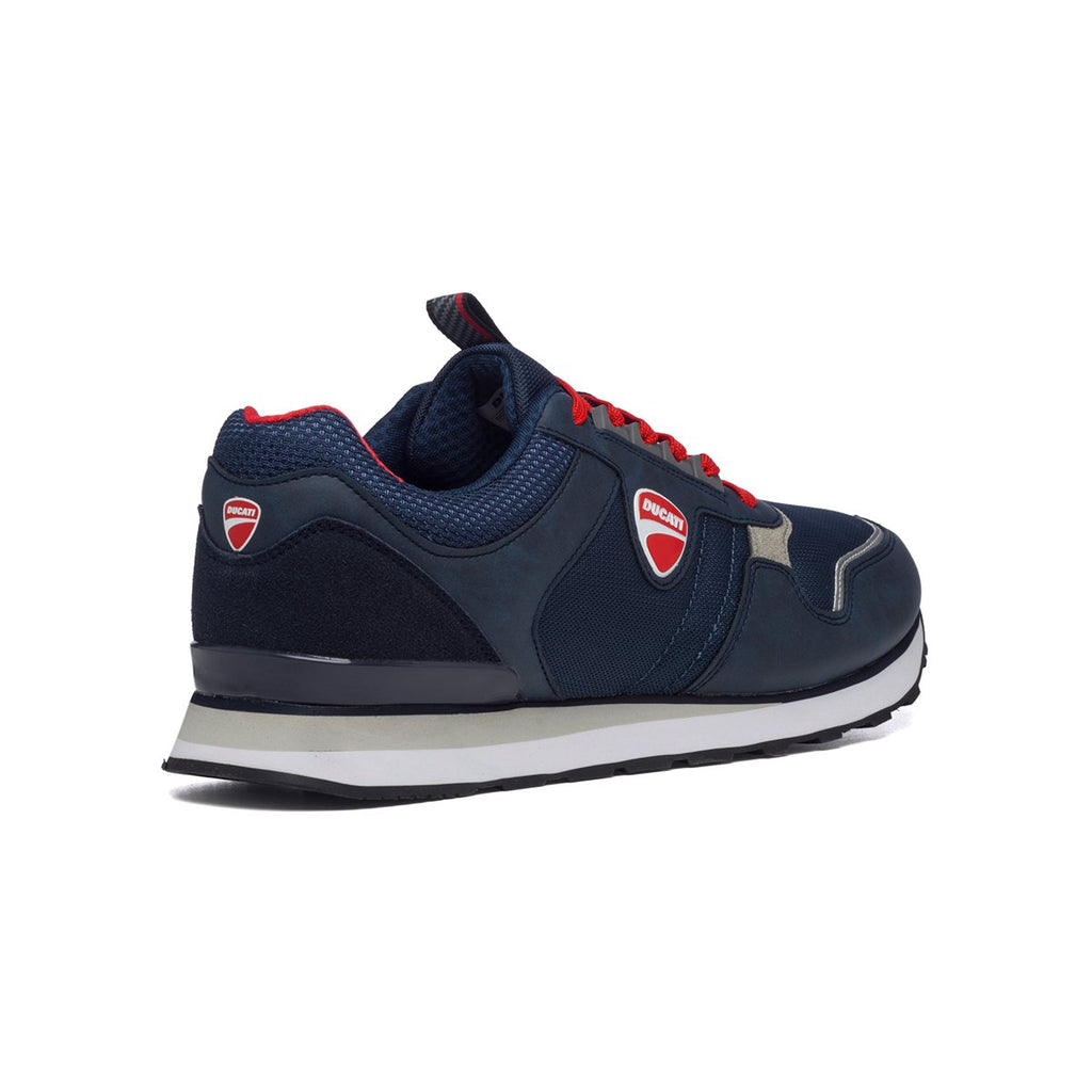 Sneakers blu navy con logo laterale Ducati Torretta