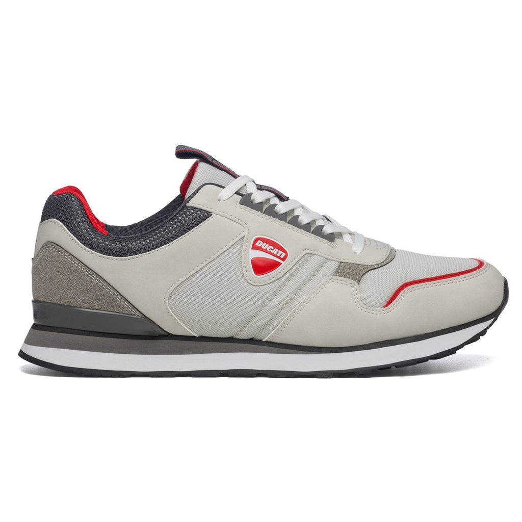 Sneakers bianche con logo laterale Ducati Torretta