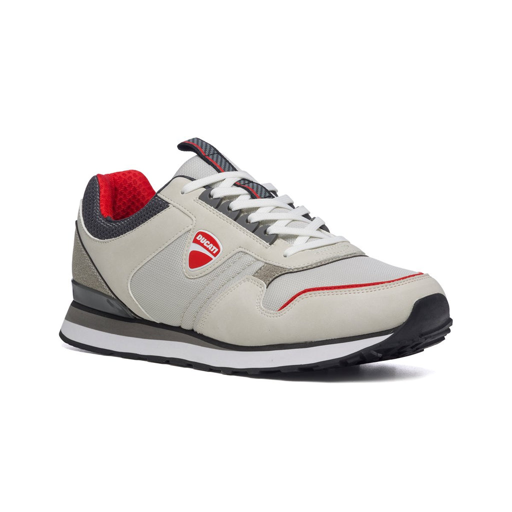 Sneakers bianche con logo laterale Ducati Torretta