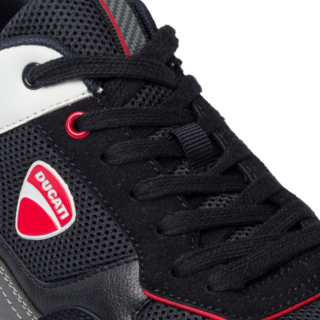 Sneakers nere e grigie con dettagli rossi Ducati Arsene