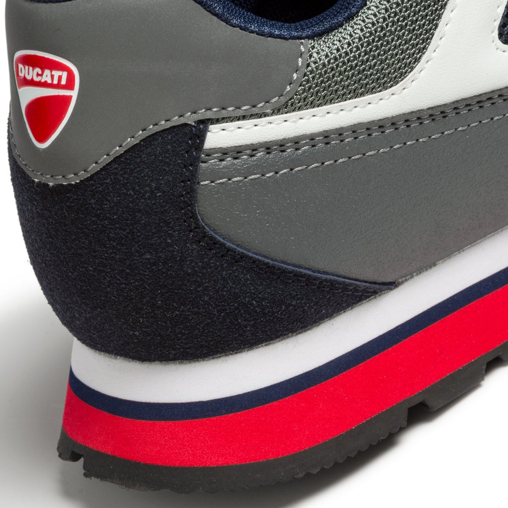 Sneakers nere e grigie con dettagli rossi Ducati Arsene