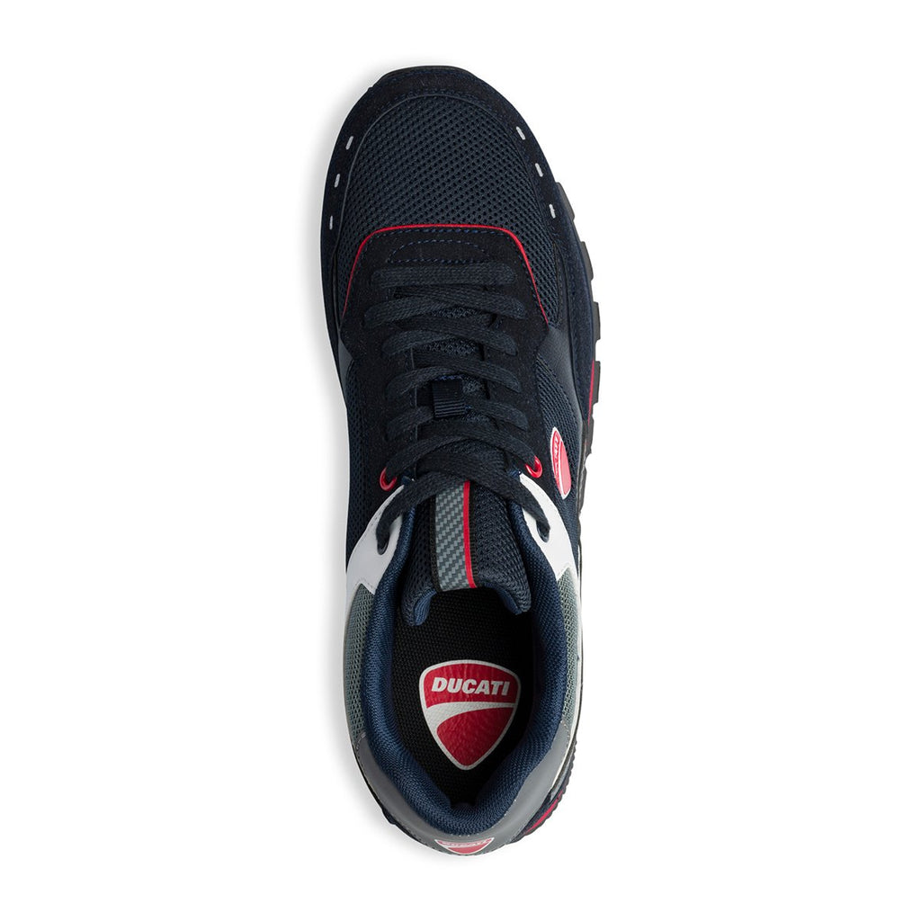 Sneakers nere e grigie con dettagli rossi Ducati Arsene