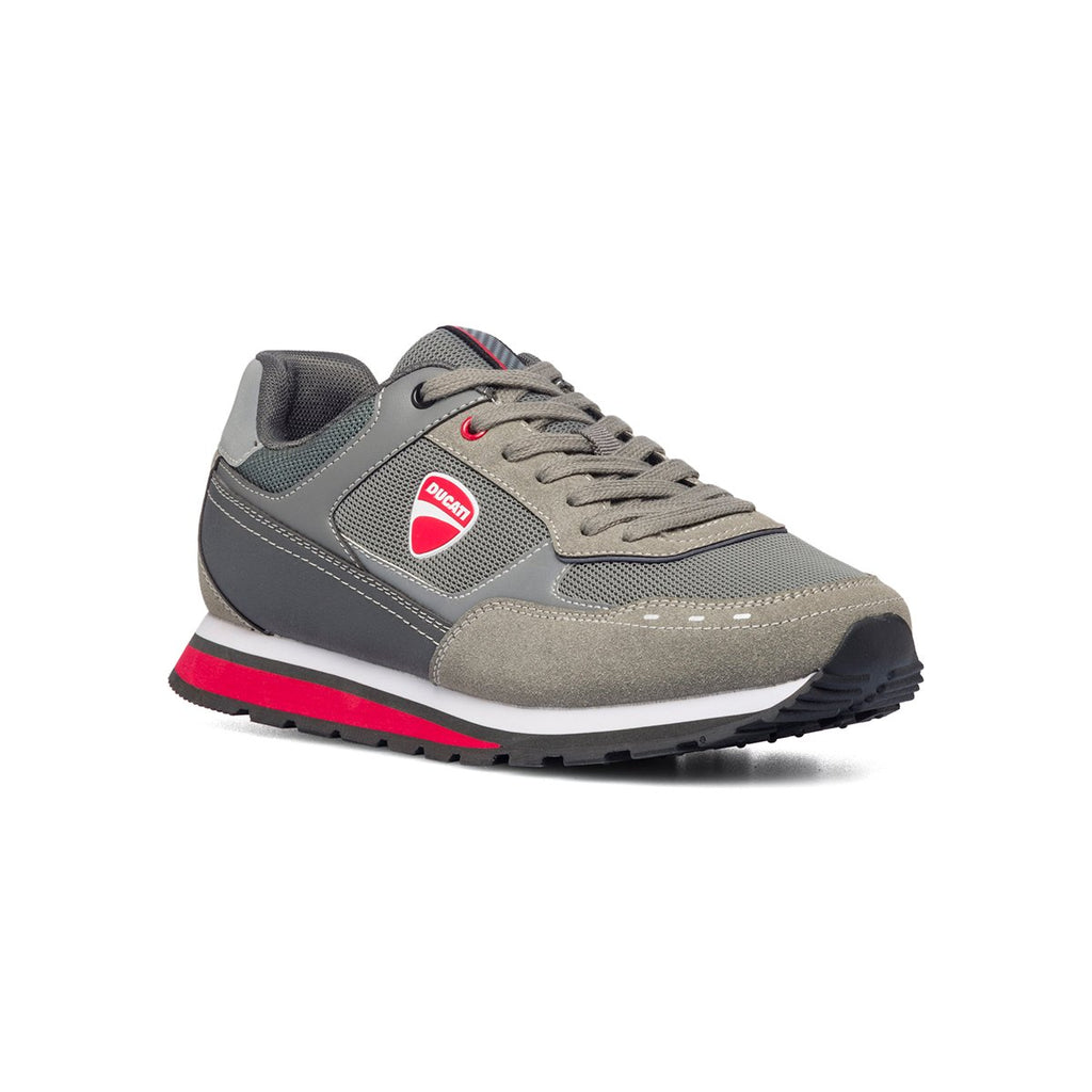 Sneakers grigie con dettagli rossi Ducati Arsene