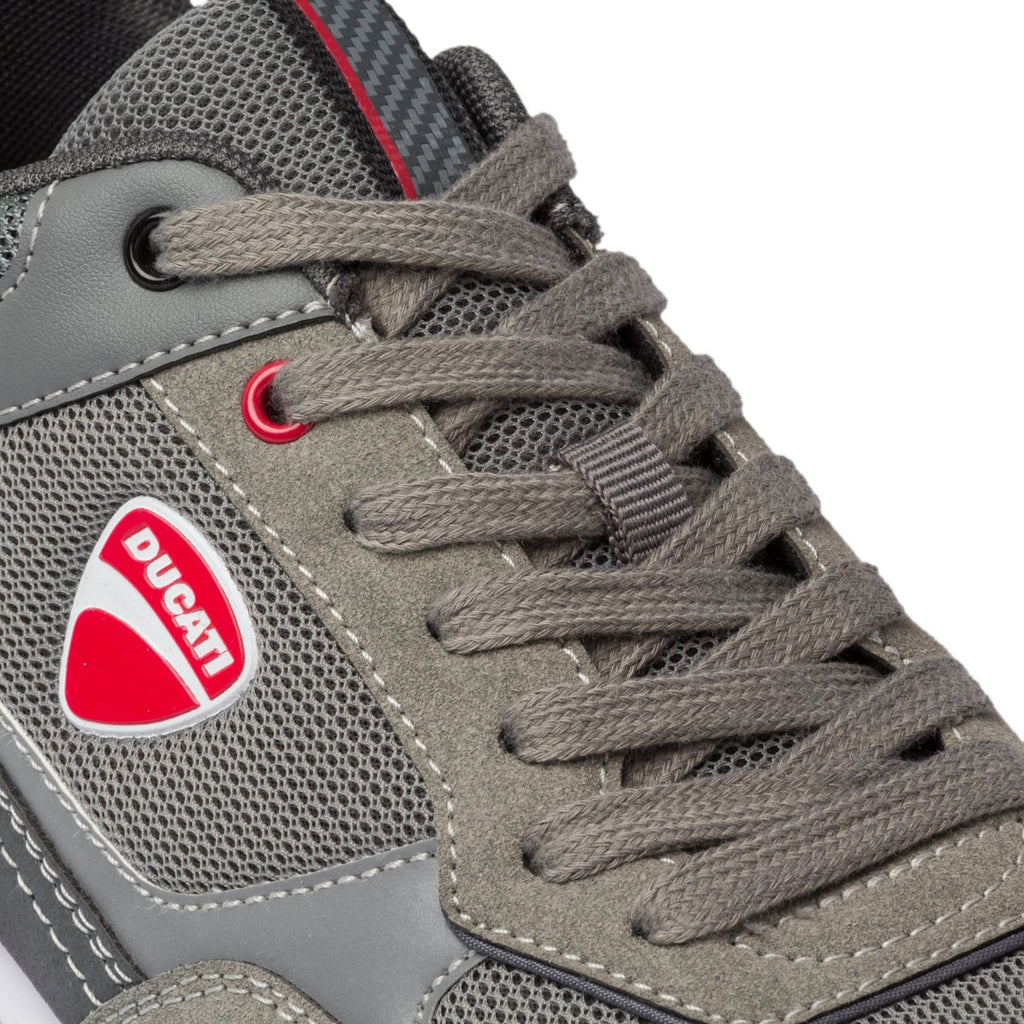 Sneakers grigie con dettagli rossi Ducati Arsene