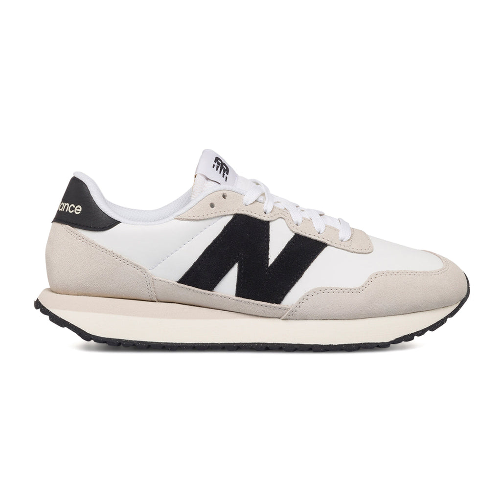 Sneakers bianche da uomo con maxi-logo New Balance 237