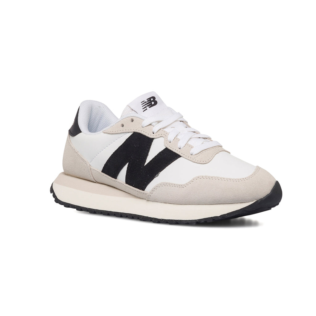 Sneakers bianche da uomo con maxi-logo New Balance 237