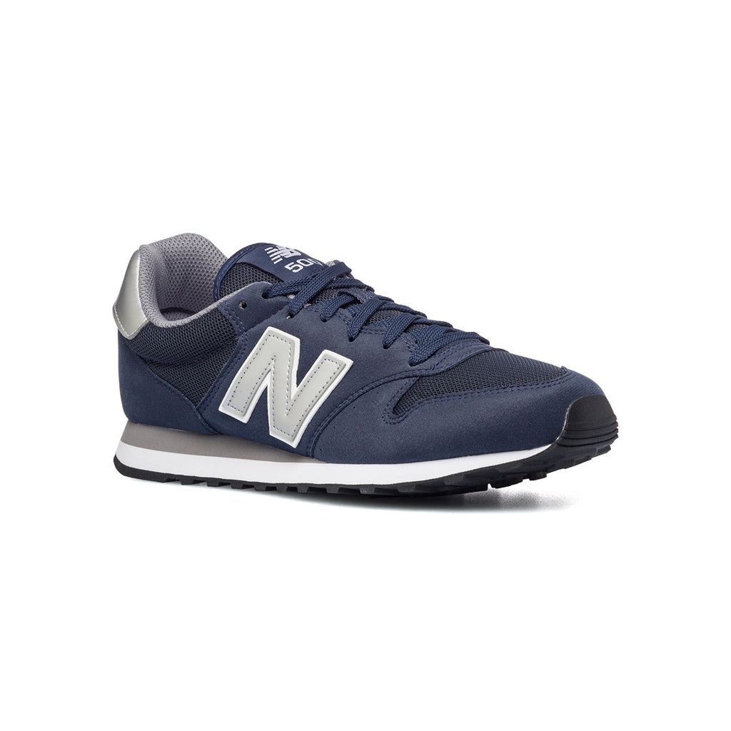 Scarpe sportive blu da uomo con logo argento New Balance 500