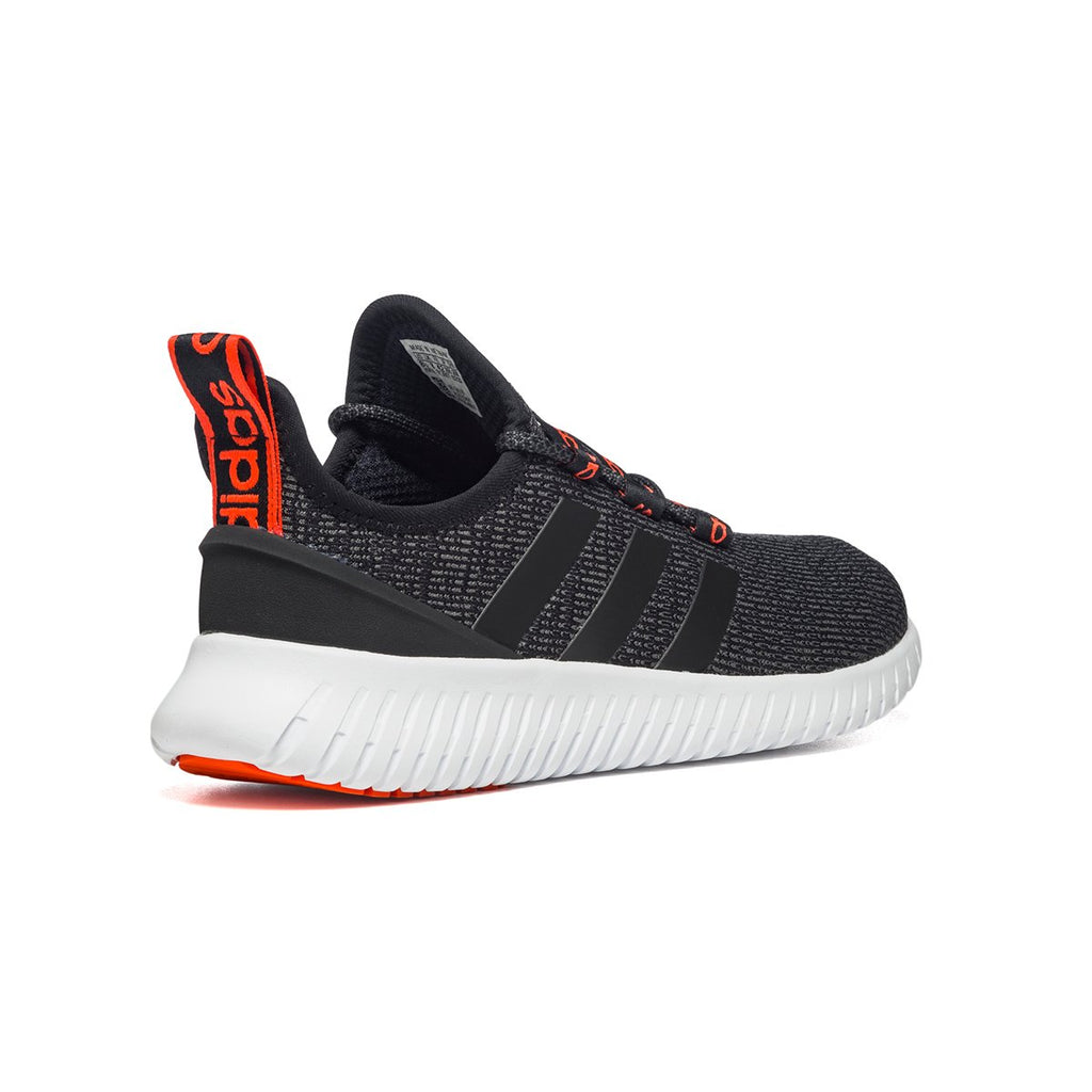 Scarpe da running nere in tessuto mesh con strisce laterali adidas Kaptir