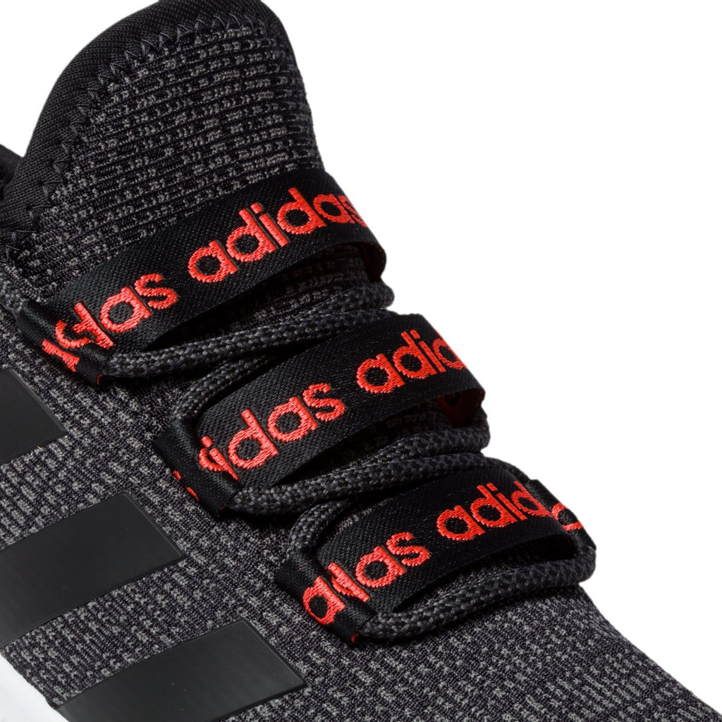 Scarpe da running nere in tessuto mesh con strisce laterali adidas Kaptir