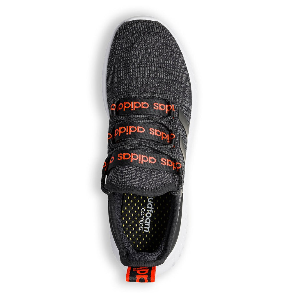 Scarpe da running nere in tessuto mesh con strisce laterali adidas Kaptir