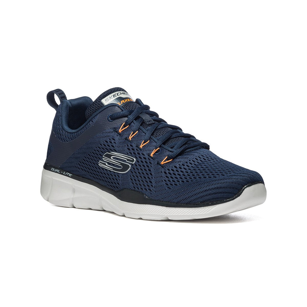 Scarpe da running blu con sottopiede Memory Foam e intersuola Dual-Lite Skechers Equalizer 3.0