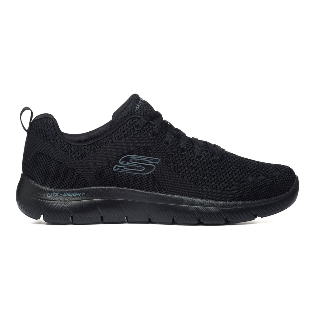Scarpe da running nere con sottopiede Memory Foam e intersuola Lite-Weight Skechers Summits Brisbane