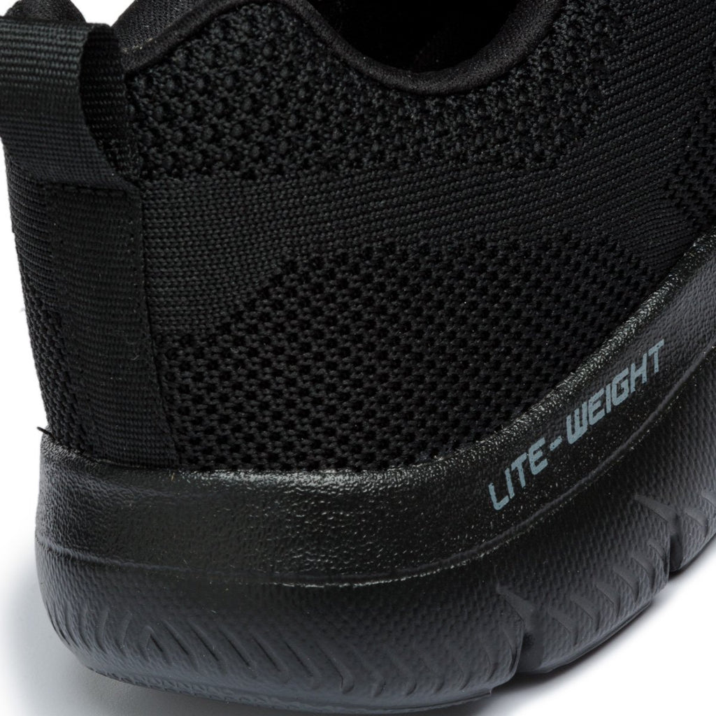 Scarpe da running nere con sottopiede Memory Foam e intersuola Lite-Weight Skechers Summits Brisbane