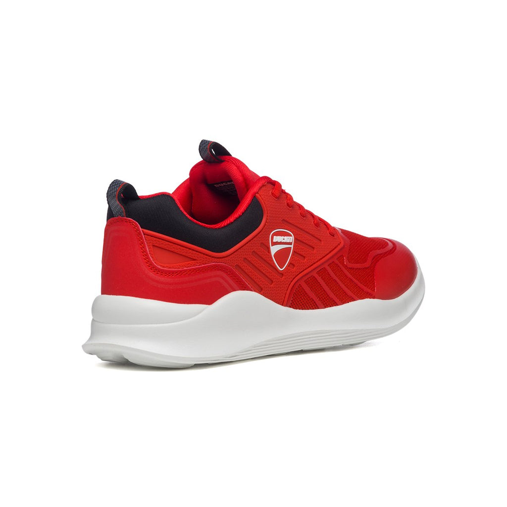 Scarpe da running rosse con logo laterale Ducati Alexis