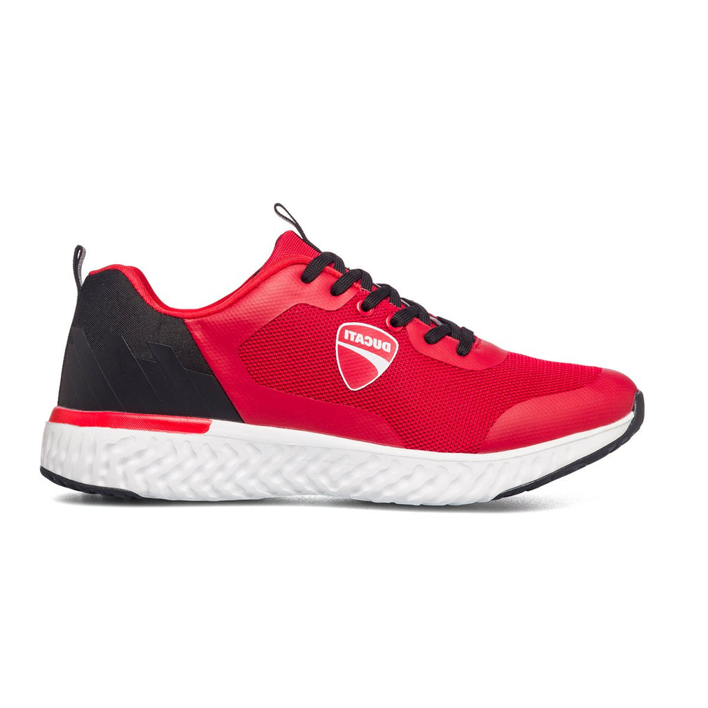 Sneakers rosse con logo laterale Ducati Biondetti