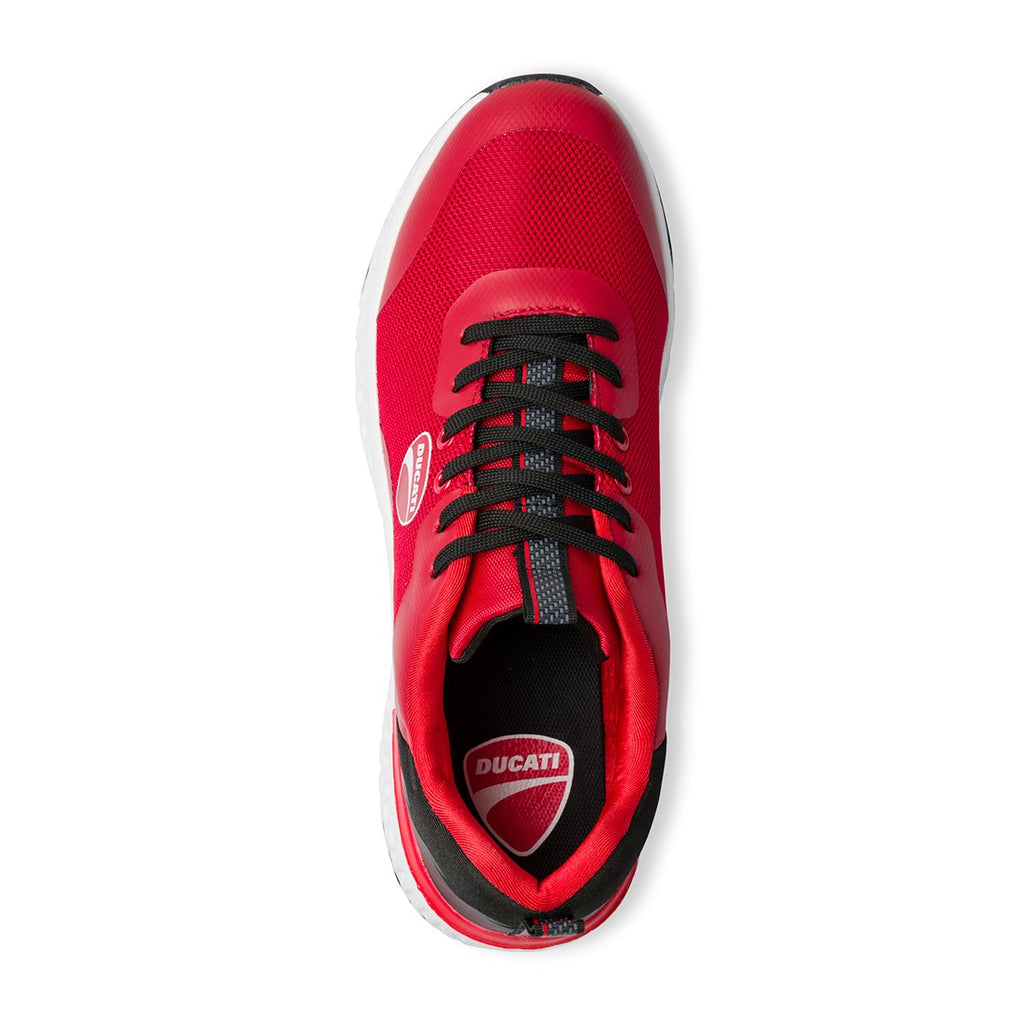 Sneakers rosse con logo laterale Ducati Biondetti