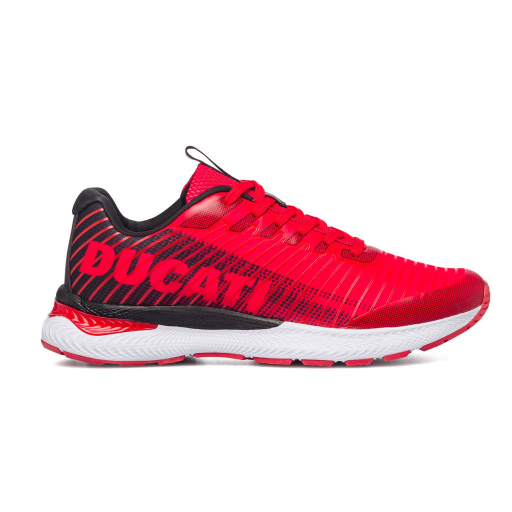 Sneakers rosse con logo laterale Ducati Fuji