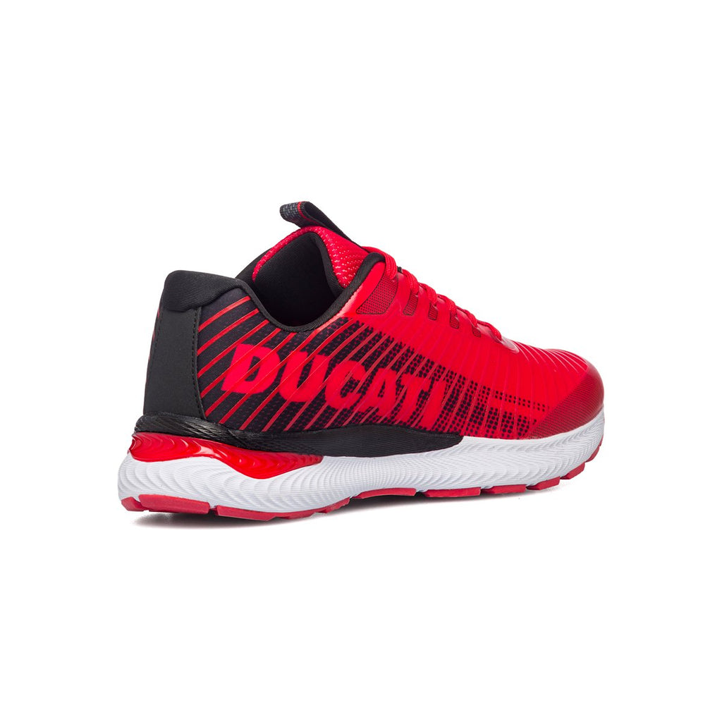 Sneakers rosse con logo laterale Ducati Fuji