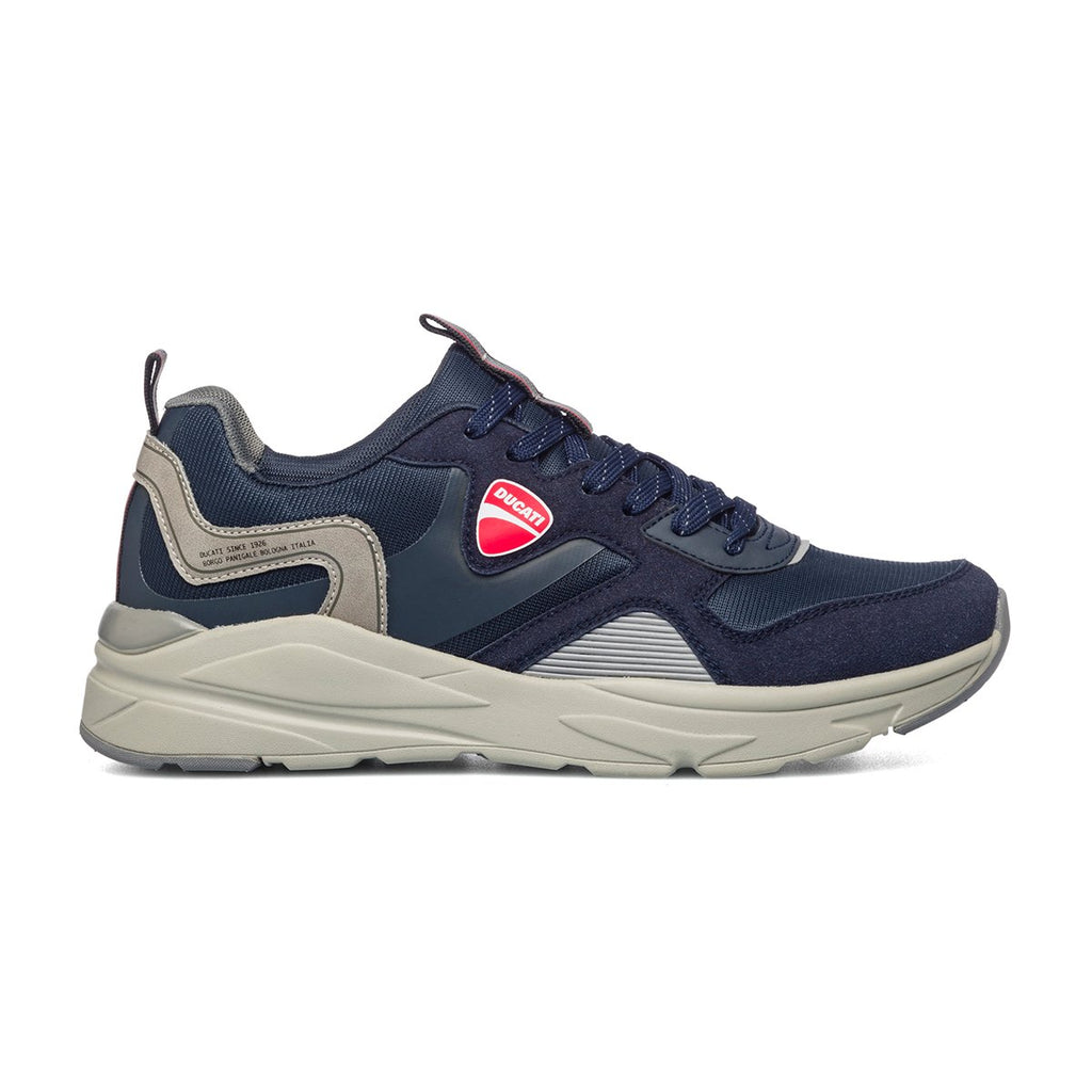 Sneakers blu navy con logo laterale Ducati Buriram