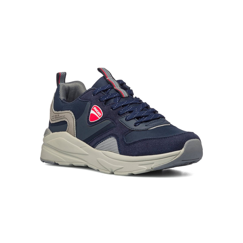 Sneakers blu navy con logo laterale Ducati Buriram