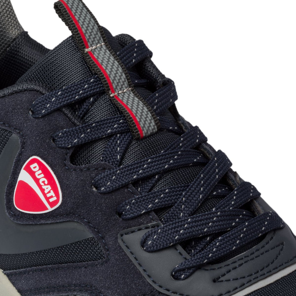 Sneakers blu navy con logo laterale Ducati Buriram