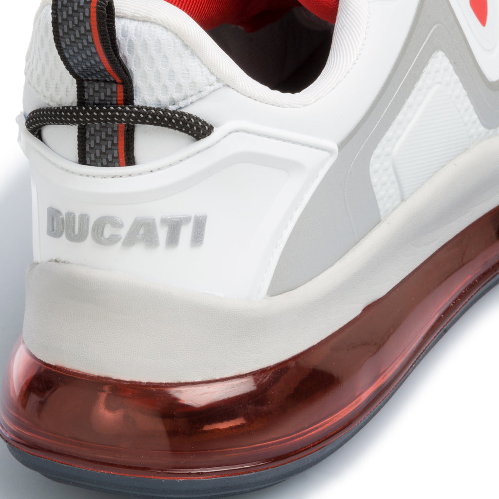 Sneakers bianche con suola ad aria Ducati Monza