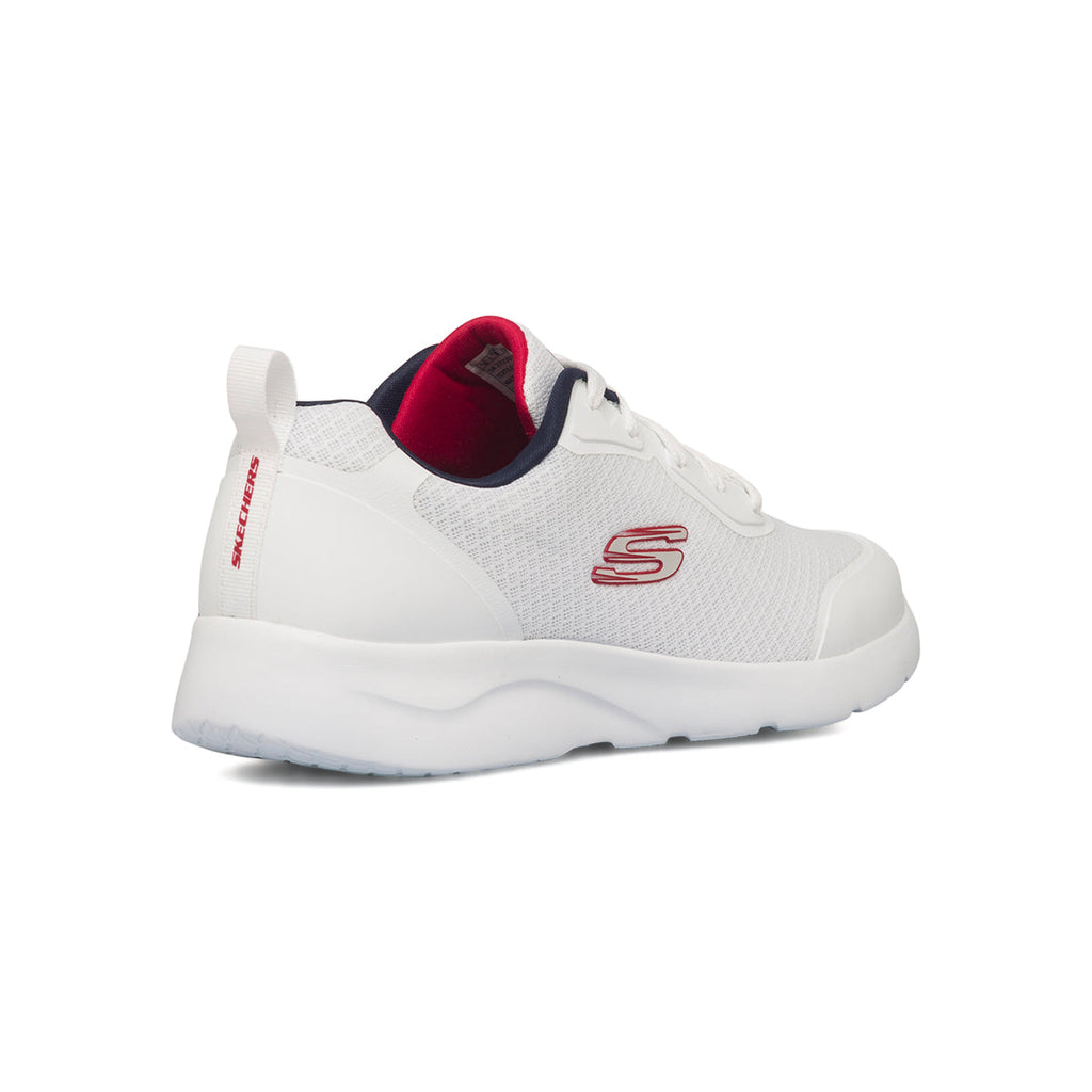 Scarpe da ginnastica bianche con sottopiede Memory Foam e intersuola Lite-Weight Skechers Dynamight