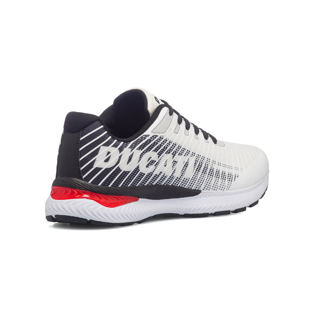 Sneakers bianche da uomo con logo laterale Ducati Balderico 2