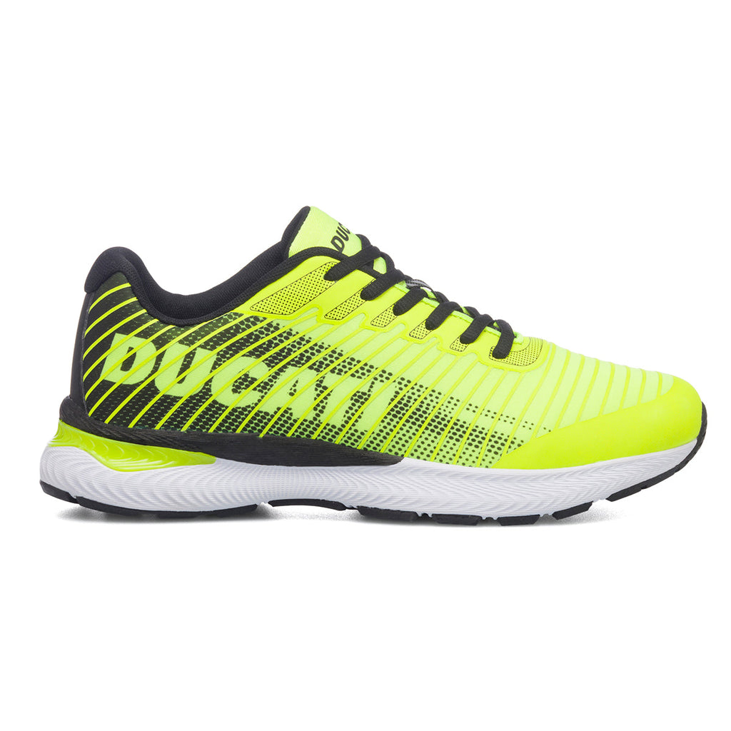 Sneakers giallo fluo da uomo con logo laterale Ducati Balderico 2