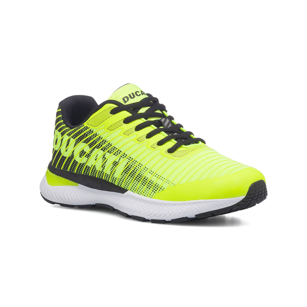 Sneakers giallo fluo da uomo con logo laterale Ducati Balderico 2