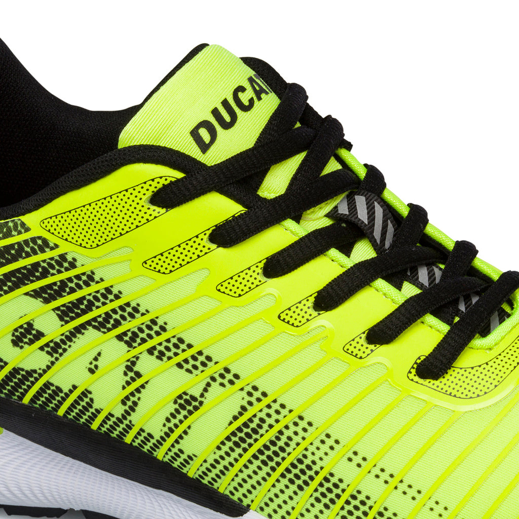 Sneakers giallo fluo da uomo con logo laterale Ducati Balderico 2