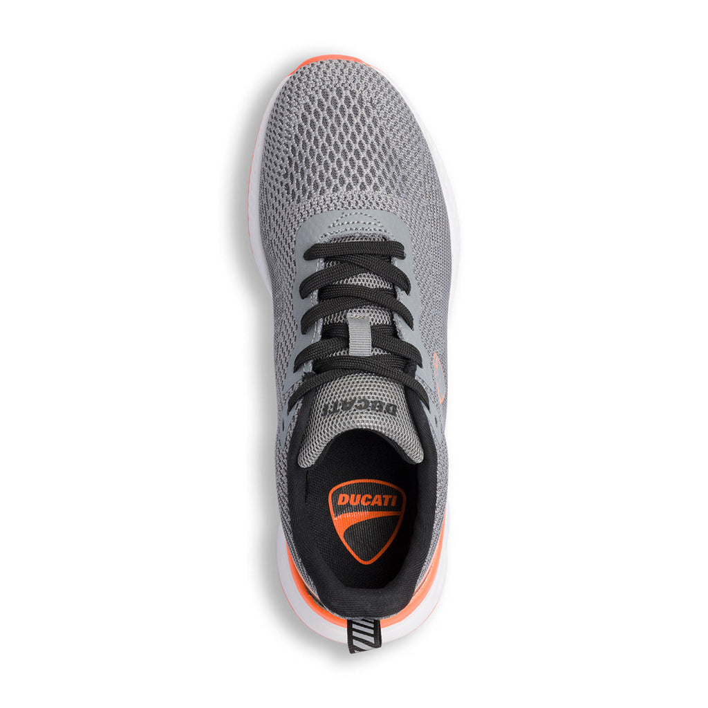 Sneakers grigie da uomo con logo laterale Ducati Doha 2