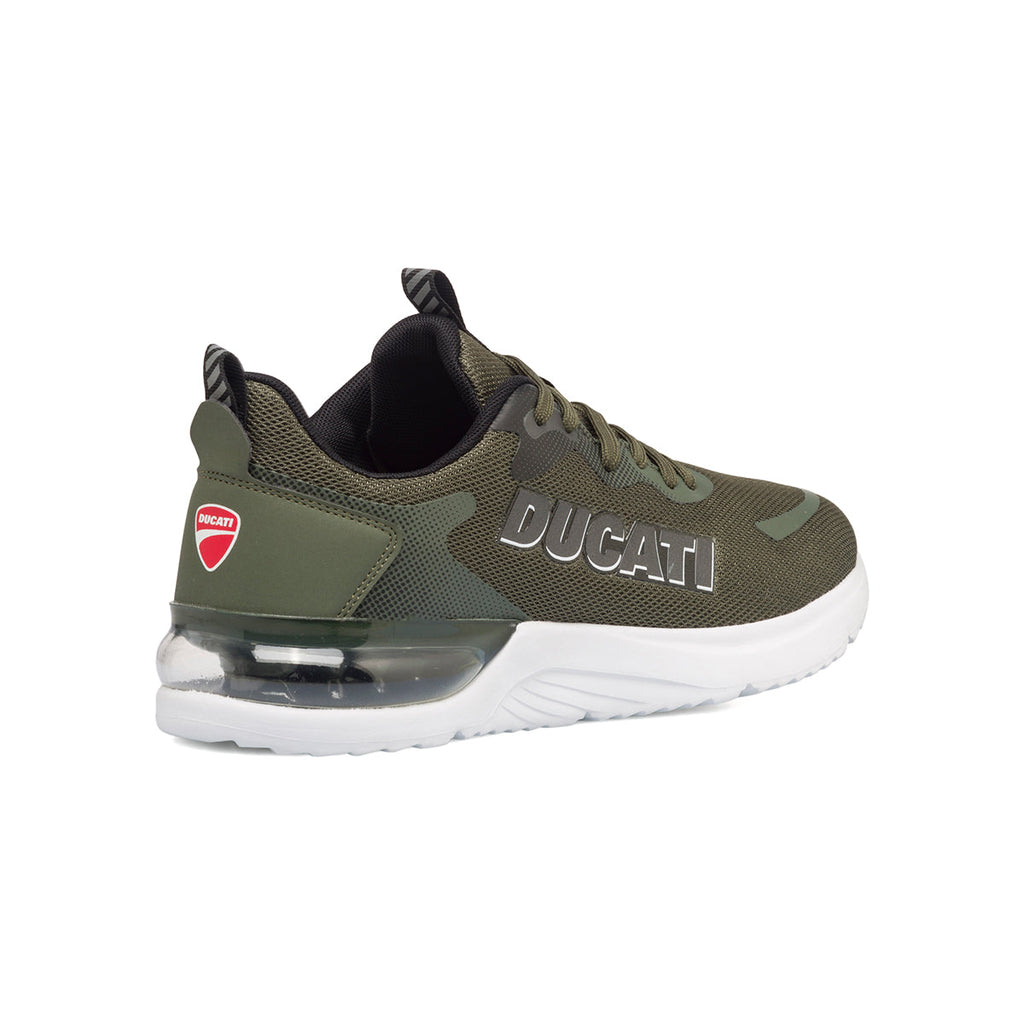 Sneakers verdi da uomo con suola ad aria Ducati Frontera 2