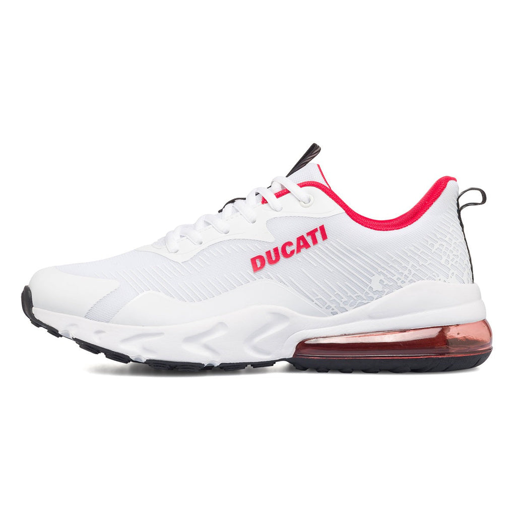 Sneakers bianche da uomo con suola ad aria Ducati D-Bounce