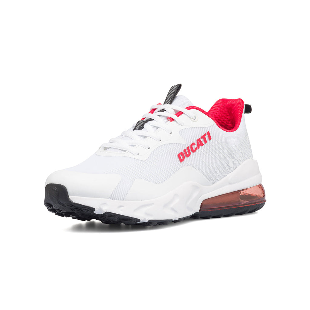 Sneakers bianche da uomo con suola ad aria Ducati D-Bounce