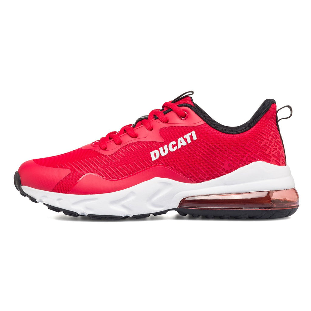 Sneakers rosse da uomo con suola ad aria Ducati D-Bounce