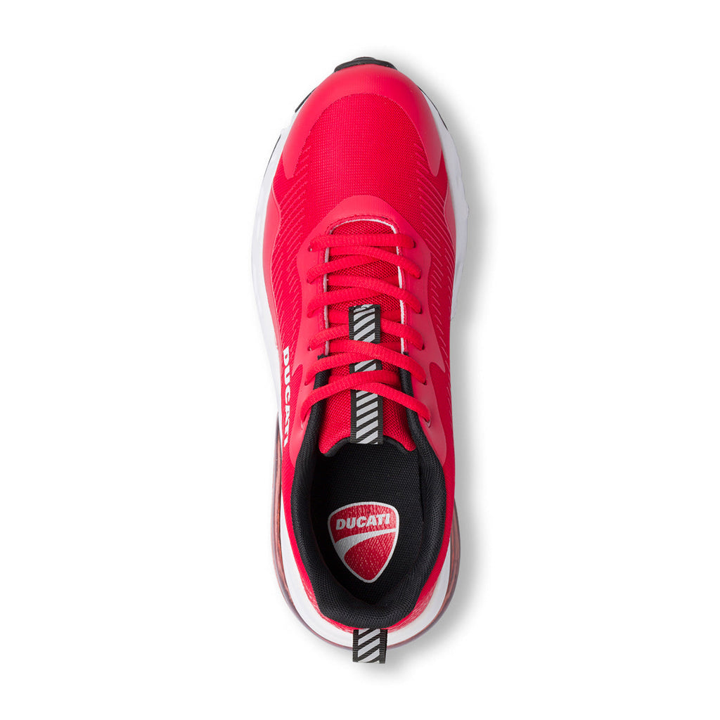 Sneakers rosse da uomo con suola ad aria Ducati D-Bounce