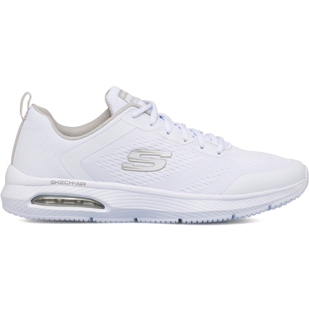 Scarpe da ginnastica bianche da uomo con sottopiede Memory Foam Skechers Dyna-Air