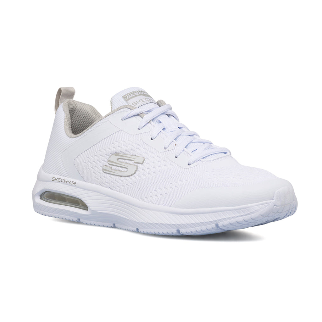 Scarpe da ginnastica bianche da uomo con sottopiede Memory Foam Skechers Dyna-Air