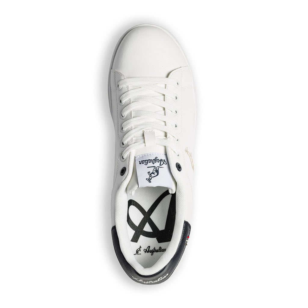 Sneakers bianche con logo laterale Australian Court Tennis
