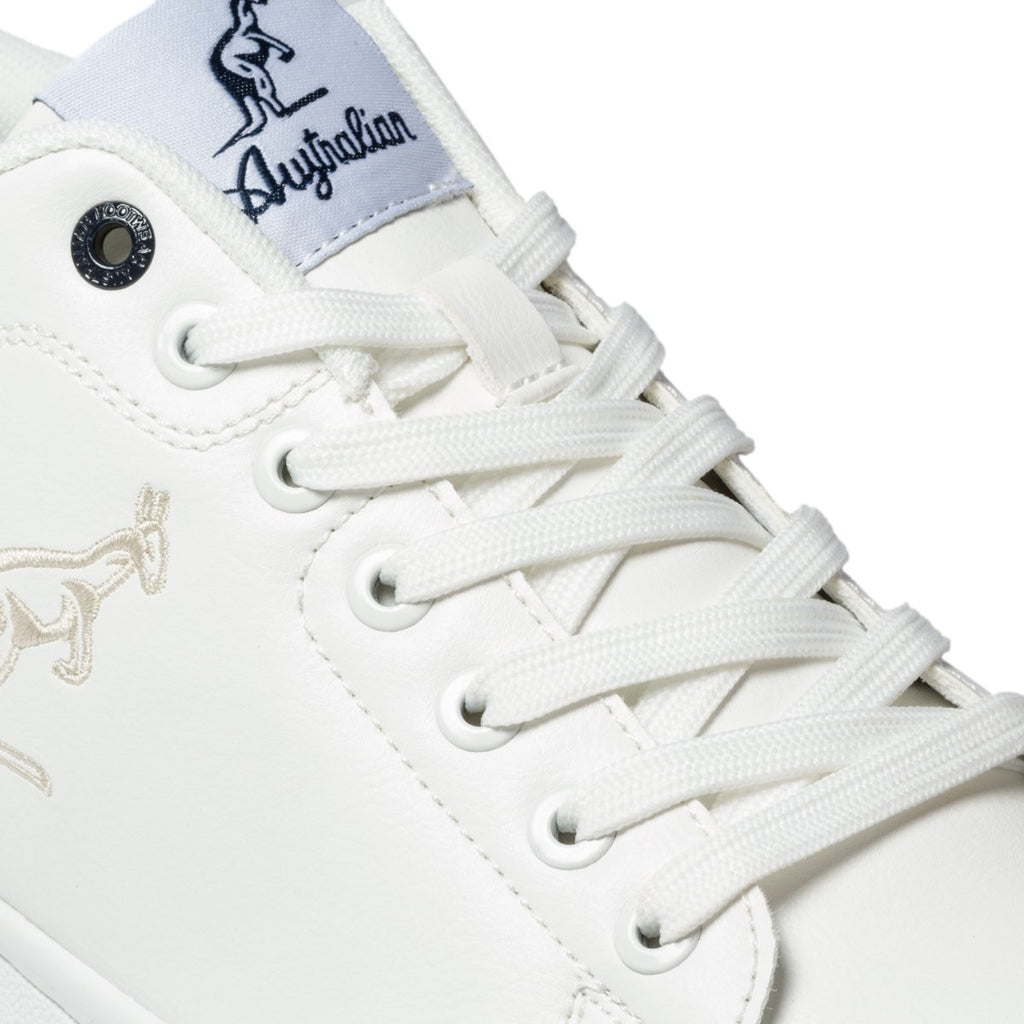 Sneakers bianche con logo laterale Australian Court Tennis
