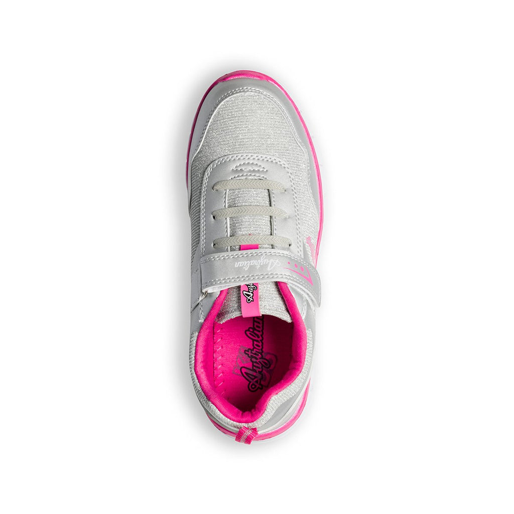 Sneakers argento e fucsia con logo laterale Australian Running Mesh