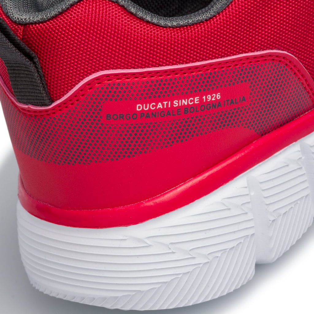 Sneakers rosse con logo laterale Ducati Bertoldo